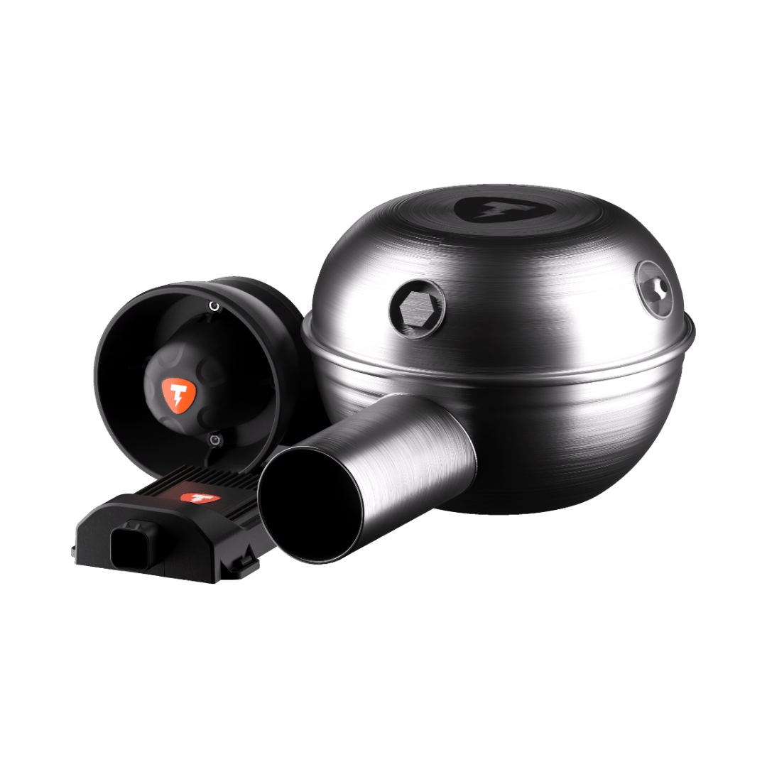 Sistema de escape electrónico con 1 altavoz Thor y Thor ECHO